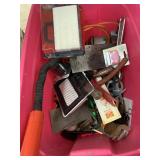 Tote of assorted Tools
