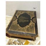 The Holy Bible - 1800s - w/ paperwork & pictures