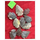 Agate Arrowheads