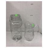 Glass Drink Dispenser & Pitcher