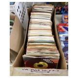 Box of 45 records