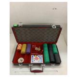 Poker Chips and Case