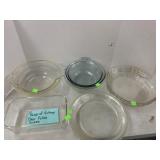 Group of Vintage Pyrex Dishes