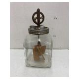 Vntg 6 qt butter churn