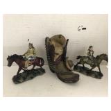 Decorations, Boot, Cowboy, Native American