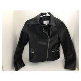 Kids Faux Leather Jacket sz M, xhilaration