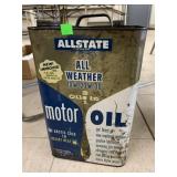 Motor Oil Metal Container