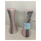 1960s American Bisque-Sequoia Vase Set USA 16