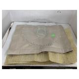 Glass Dish and Place Mats