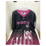 Jersey sz L , Ohio State Breast cancer Pink