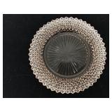 Small plate, Miss America Pink 5.5 inches, crack