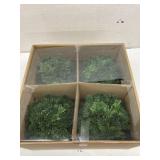 Box of 4 greenery balls