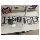 Metal Family Wall Decor