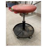 Stool with wheels