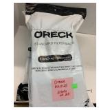 2 Pkgs of Oreck Filter Bags