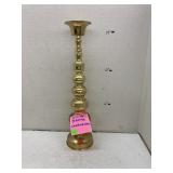Solid brass candle holder