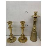 3cnt Metal Candle Holders