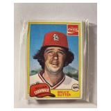 St Louis Cardinals 1981 Topps Set