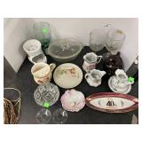 Vntg German pitchers & trinket bowl, Pyrex