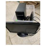 Computer Monitor and Tower