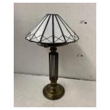 Candle Holder with Glass Shade