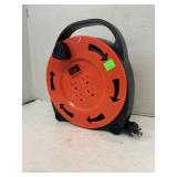 4-Outlet Hand Wind Extension Cord Reel