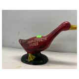 Red Goose Shoes cast iron advertising bank