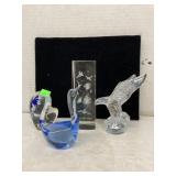 Glass figurines