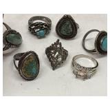 Jewelry - Rings - some marked Sterling / 925
