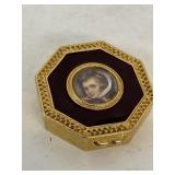 Vintage Octagon Compact