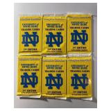 Notre Dame Sealed Football Packs