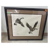 Signed Framed Print - Canadian Geese