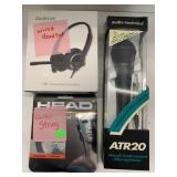 Guitar Strings, Headset, Microphone