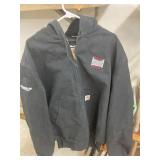 Carhartt hooded canvas jacket (XL)