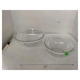2cnt Pyrex Mixing Bowls