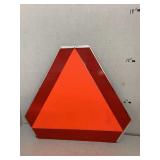 Metal Slow moving vehicle sign