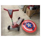 Scooter and Shield Scooter