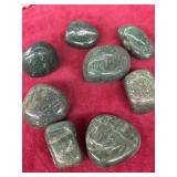 Tumbled Green Jade Stones