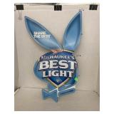Milwaukeeï¿½s Best Light metal sign