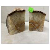 Agate Bookends