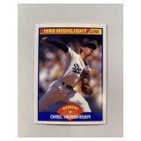 Orel Hershiser Dodgers Card