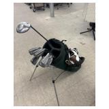 Golf Clubs, Bag, Shoes size 12.5