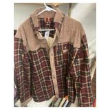 Corduroy/flannel jacket