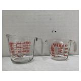 Pyrex Measuring Cup and Anchor Hocking Measuring