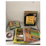 Books, Computer CDs, misc