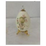 Precious Moments porcelain egg ornament,