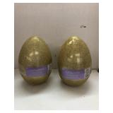 2cnt Jumbo Glitter Easter Eggs