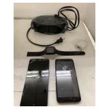 Phones, Watch, Alarm Clock