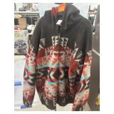 XL Wool Full Zip Hoodie - Artesanias Tuntaquimba