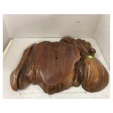 Lg wood piece (for clock mechanism?)